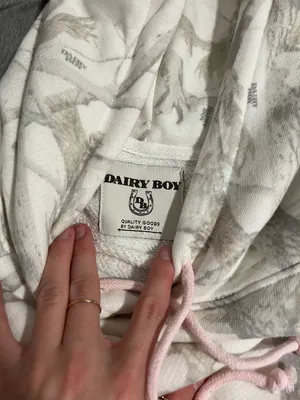 Dairy Boy woodland camo hoodie thumbnail 5