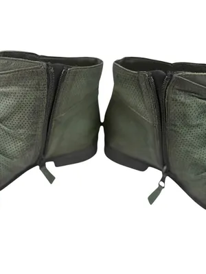 *Miz Mooz Sallie Ankle Boots Womens Size 40 Green Leather Comfort Casual Classic thumbnail 10