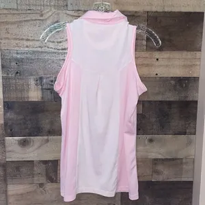 Ping Pink Sleeveless Kansas State Embroidered Golf Polo thumbnail 7