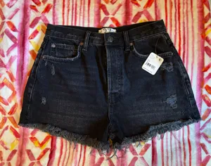 Free People Jean Shorts thumbnail 1