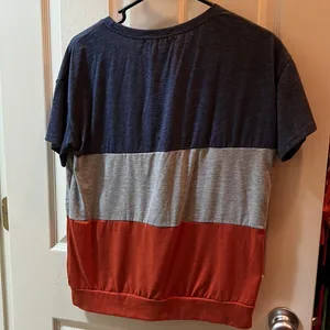 Multi colored top. NWOT thumbnail 2