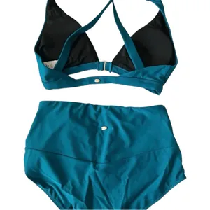 Halara Tummy Control High‎ Waisted Bikini 2 Piece Swimsuit Medium NWT thumbnail 4