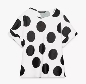 Zara ZW collection‎ polka dot top thumbnail 1