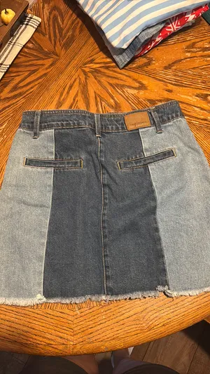 American Eagle Outfitters Skirt Jean Denim thumbnail 3