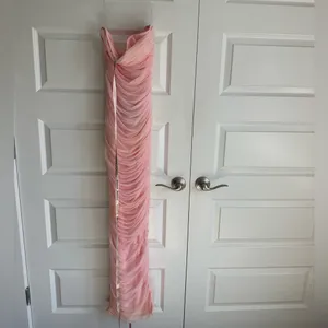 House‎ of CB Sofia Fairy Pink Mesh Maxi Dress Small NWT thumbnail 7