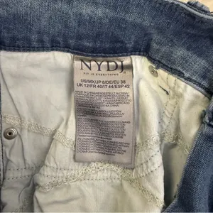 NYDJ Not Your Daughter Jeans Straight Leg Marilyn Size 8 thumbnail 2