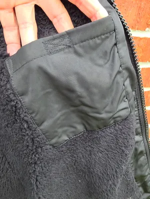 DKNY Puffer Black Sherpa Lined Jacket XL thumbnail 11