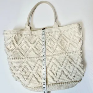 Shade & Shore Jacquard Print Blanket Tote Handbag‎ thumbnail 7