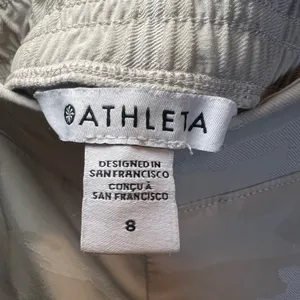 Athleta Brooklyn Jogger Pants Abalone Beige Camo Athletic Pockets Stretch Fall 8 thumbnail 11