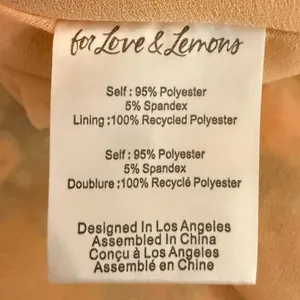 For Love &‎ Lemons Mini Dress Multicolor Floral New Lace Up Back Women Small thumbnail 10