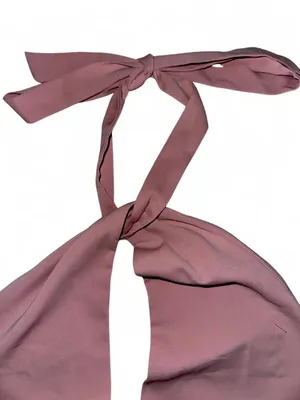 SheIn Maternity Dusty Pink Halter Tie-Back Camisole thumbnail 3