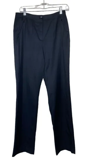 Tail Tech Pants Womens Sz 4 Black Pull On Zip Pockets Straight Leg Golf‎ Slacks thumbnail 1