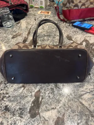 Coach Tote Bag Shoulder Signature brown thumbnail 2
