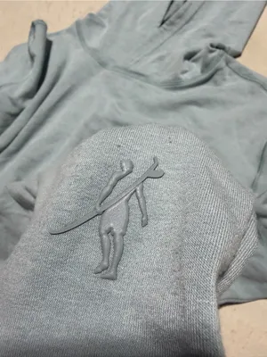 Toes on the nose Light Blue Hooded sweatshirt medium thumbnail 6