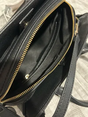 Nine West Black Purse Faux Leather Crossbody thumbnail 4