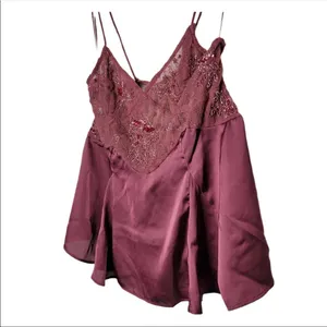 Free People ✨NWOT✨ Beaded Lace Satin Cami✨ thumbnail 2