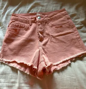 altard state peach jean shorts  thumbnail 1
