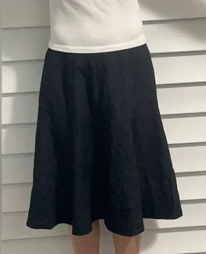 The Limited Black Knee Length Skirt thumbnail 1