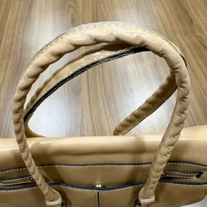 Patricia Nash Vienna Leather Satchel Bag - Tan (Immaculate Interior) thumbnail 10
