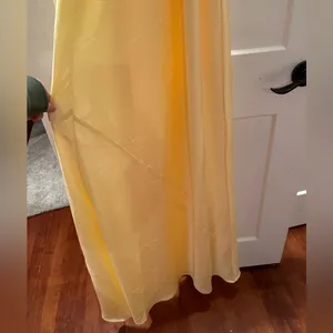 NWOT SHOW ME YOUR MUMU - Jasmine Halter Maxi Dress Pale Yellow size small thumbnail 6