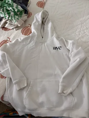 White Men's Hoodie Sweatshirt thumbnail 1