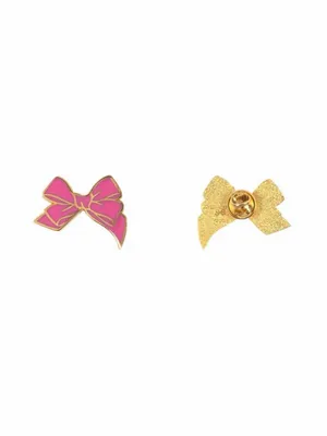 LoveShackFancy x Target - Yoobi 4pk Enamel Pins Bows Brand New thumbnail 3