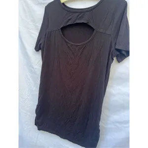 Simlu Black Woman’s Shirt With Open Back Size XL thumbnail 6