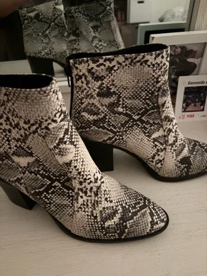 Tilly's Snakeskin booties thumbnail 2