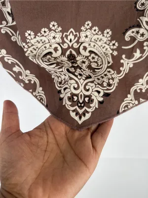American Eagle AE Bandana Top Mauve Paisley Tie Back Size S thumbnail 4