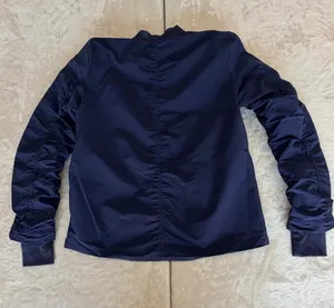 Nike Dri-FIT Navy Blue Athletic Track Jacket thumbnail 7