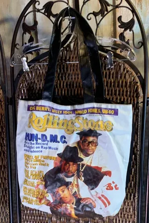 Y2K 2009 Rolling Stones Originals Run DMC Tote Bag thumbnail 1