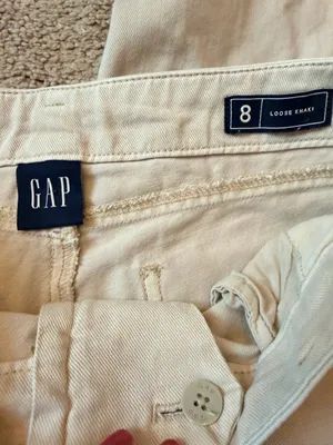 GAP 90s Easy Loose Wide-Leg Khakis | Women’s Size 8 | Y2K Minimalist thumbnail 16