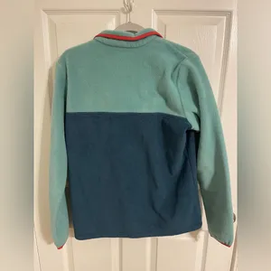Columbia Women's Fleece Sweater - Mint and Navy thumbnail 2