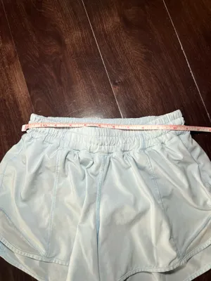 Lululemon Light Blue Hotty Hot Short Size 4 Long thumbnail 7