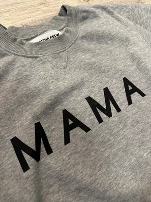Mama Crew Neck Gray Size M thumbnail 2