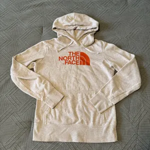 The North Face Hoodie Women's‎ XS Pullover Sweatshirt Beige thumbnail 1