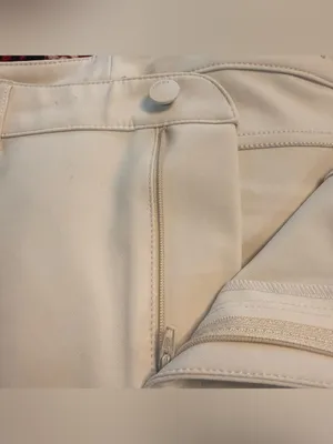 NWT Chico’s Womens Pants Ivory Cream 5 Pocket Slim Ankle Size .5 US 6 thumbnail 9