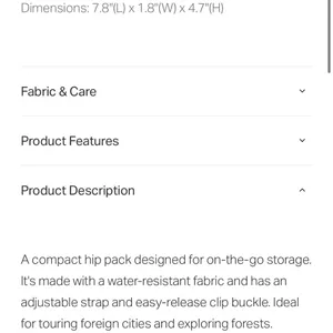 Vuori Hip Pack thumbnail 8