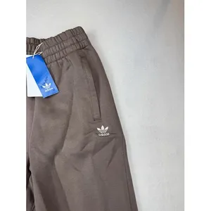 adidas Originals Women's Essentials Fleece Loose Joggers Brown XS NWT thumbnail 3