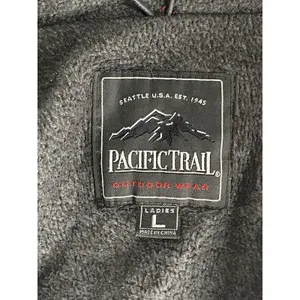Vintage Pacific Trail‎ WomensSz Large Red Hooded Fleece Lined Winter Jacket thumbnail 9