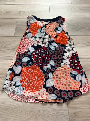 Boden Carrie Sleeveless Floral Semi Sheer V-Neck Blouse thumbnail 4