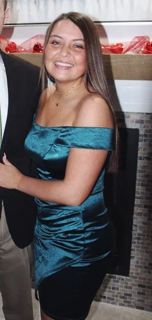 Homecoming Dress Green Size M thumbnail 2