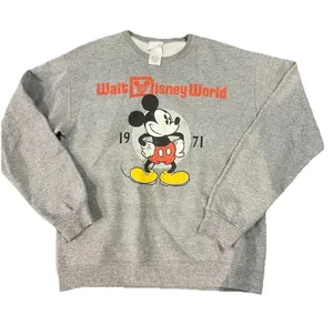 Disney Parks Walt Disney World 1971 Mickey Mouse Retro Sweatshirt Size L thumbnail 1