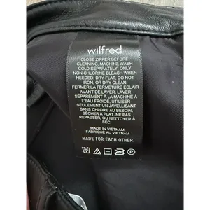 Aritzia Wilfred The Melina Pant Black Vegan Leather Size 6 Tall thumbnail 9