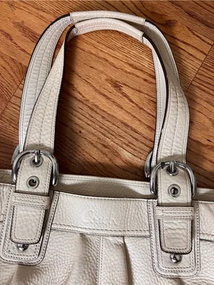 Coach Cream Leather Shoulder Bag thumbnail 2