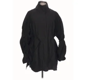 Fabletics black ruched utility jacket  thumbnail 4