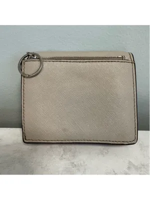 Women's Michael Kors Mercer Carry-All Wallet Saffiano Leather Cinder Gray Small thumbnail 2