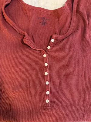 Brandy Melville Top Button-Up thumbnail 2