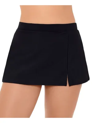 NWT Swim Solutions Solid Skirt Swim Bottom Separates Basic 2820299 Black 8 thumbnail 1