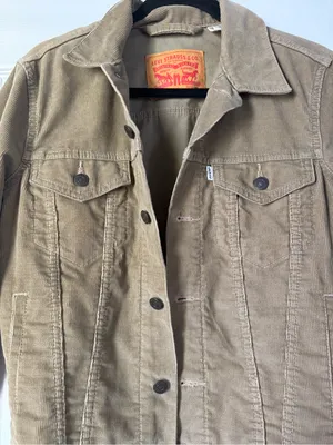 Levi's Brown/Tan Corduroy Trucker Jacket thumbnail 2